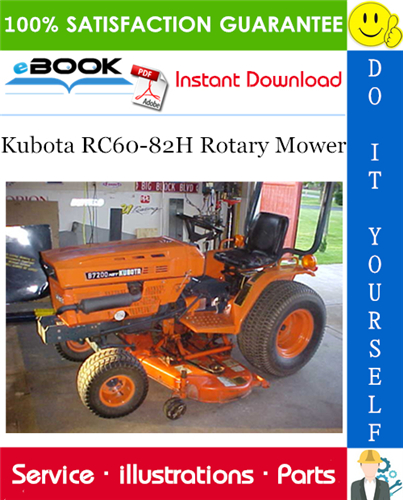 Thumbnail ☆☆ Best ☆☆ Kubota RC60-82H Rotary Mower Parts Manual