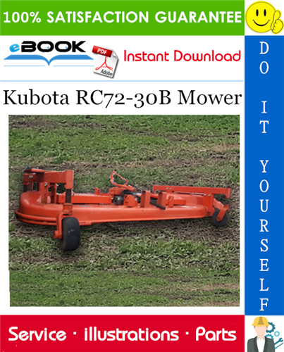 Thumbnail ☆☆ Best ☆☆ Kubota RC72-30B Mower Parts Manual