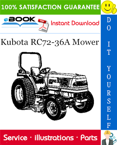 Thumbnail ☆☆ Best ☆☆ Kubota RC72-36A Mower Parts Manual