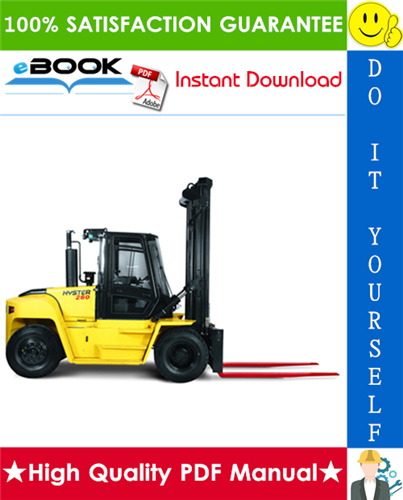 Thumbnail ☆☆ Best ☆☆ Hyster H13.00XM (H300HD), H14.00XM (H330HD), H16.00XM (H360HD), H12.00XM-12EC (H360HD-EC) [F019] Forklift Trucks Service Repair Manual