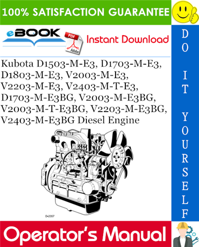 Thumbnail ☆☆ Best ☆☆ Kubota D1503-M-E3, D1703-M-E3, D1803-M-E3, V2003-M-E3, V2203-M-E3, V2403-M-T-E3, D1703-M-E3BG, V2003-M-E3BG, V2003-M-T-E3BG, V2203-M-E3BG, V2403-M-E3BG Diesel En