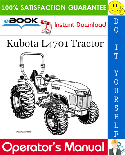 Thumbnail ☆☆ Best ☆☆ Kubota L4701 Tractor Operators Manual