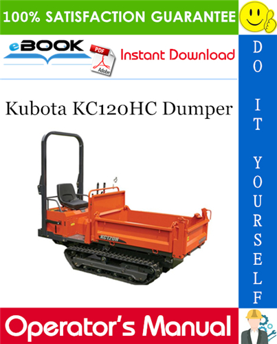 Thumbnail ☆☆ Best ☆☆ Kubota KC120HC Dumper Operators Manual
