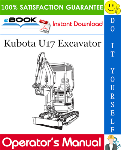 Thumbnail ☆☆ Best ☆☆ Kubota U17 Excavator Operators Manual