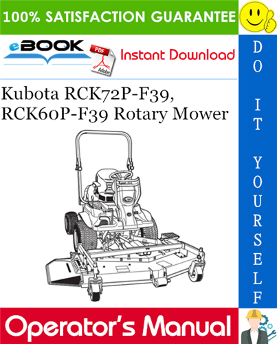 Thumbnail ☆☆ Best ☆☆ Kubota RCK72P-F39, RCK60P-F39 Rotary Mower Operators Manual Thumbnail ☆☆ Best ☆☆ Kubota RCK72P-F39, RCK60P-F39 Rotary Mower Operators Manual