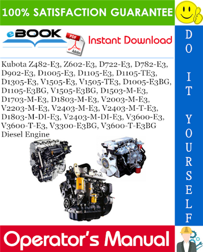 Thumbnail ☆☆ Best ☆☆ Kubota Z482-E3, Z602-E3, D722-E3, D782-E3, D902-E3, D1005-E3, D1105-E3, D1105-TE3, D1305-E3, V1505-E3, V1505-TE3, D1005-E3BG, D1105-E3BG, V1505-E3BG, D1503-M-E3,