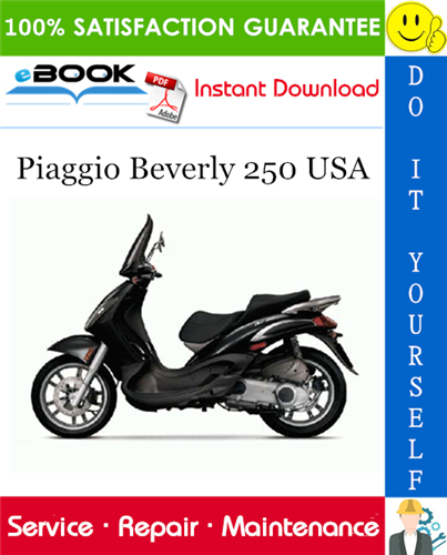 Thumbnail ☆☆ Best ☆☆ Piaggio Beverly 250 USA Service Repair Manual