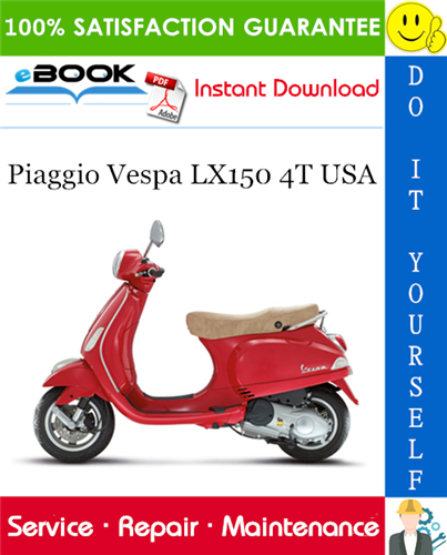 Thumbnail ☆☆ Best ☆☆ Piaggio Vespa LX150 4T USA Service Repair Manual