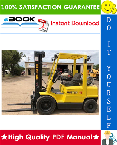 Thumbnail ☆☆ Best ☆☆ Hyster H45XM, H50XM, H55XM, H60XM, H65XM (H177) Forklift Trucks Service Repair Manual