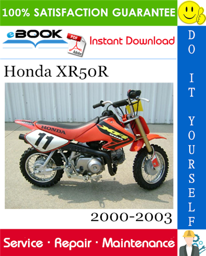Thumbnail ☆☆ Best ☆☆ Honda XR50R Motorcycle Service Repair Manual 2000-2003 Download