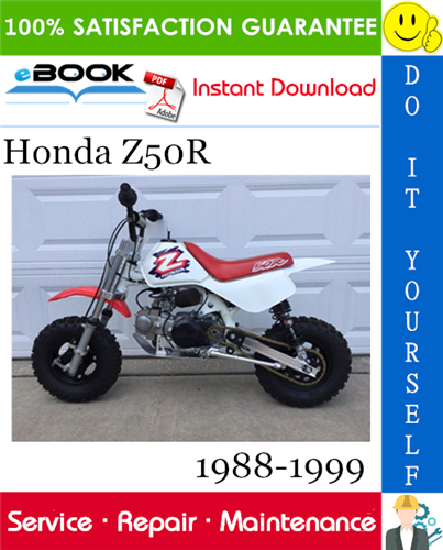 Thumbnail ☆☆ Best ☆☆ Honda Z50R Motorcycle Service Repair Manual 1988-1999 Download