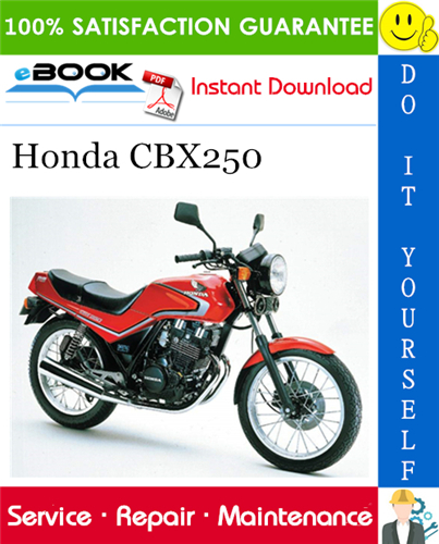 Thumbnail ☆☆ Best ☆☆ Honda CBX250 Motorcycle Service Repair Manual 