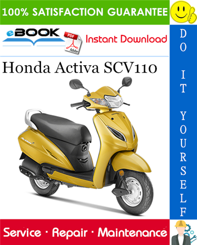 Thumbnail ☆☆ Best ☆☆ Honda Activa SCV110 Scooter Service Repair Manual