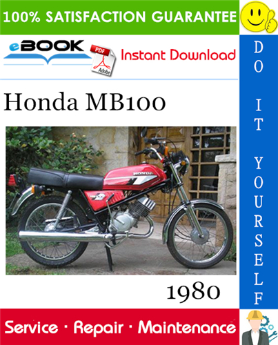 Thumbnail ☆☆ Best ☆☆ 1980 Honda MB100 Motorcycle Service Repair Manual
