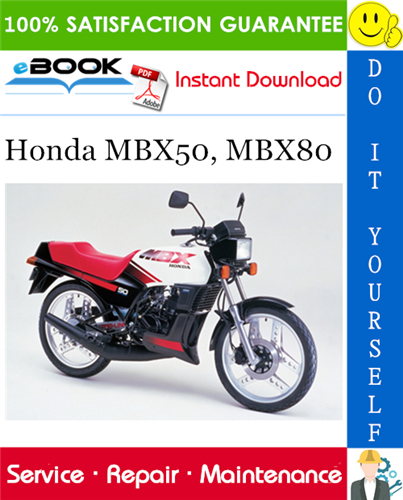 Thumbnail ☆☆ Best ☆☆ Honda MBX50, MBX80 Motorcycle Service Repair Manual 