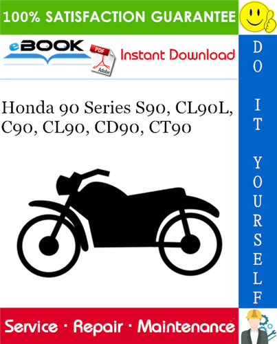 Thumbnail ☆☆ Best ☆☆ Honda 90 Series S90, CL90L, C90, CL90, CD90, CT90 Motorcycle Service Repair Manual 