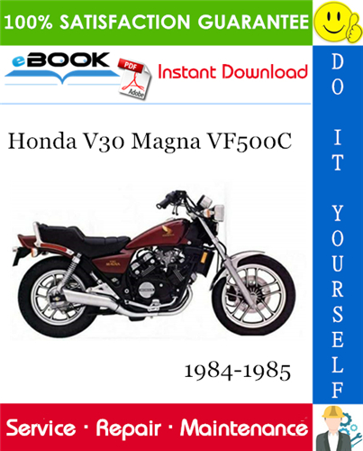Thumbnail ☆☆ Best ☆☆ Honda V30 Magna VF500C Motorcycle Service Repair Manual 1984-1985 Download