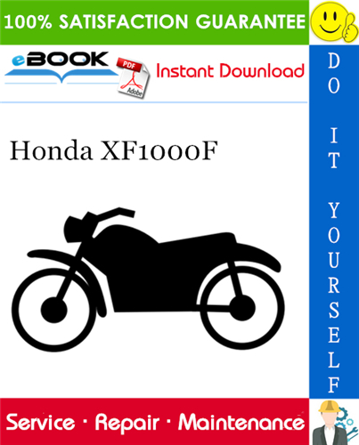 Thumbnail ☆☆ Best ☆☆ Honda XF1000F Motorcycle Service Repair Manual 