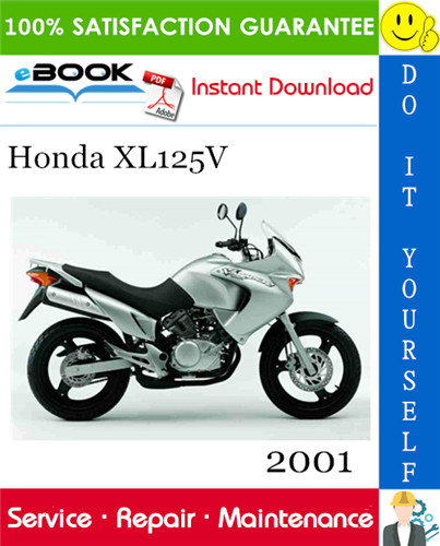 Thumbnail ☆☆ Best ☆☆ 2001 Honda XL125V Motorcycle Service Repair Manual 