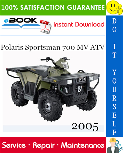 Thumbnail ☆☆ Best ☆☆ 2005 Polaris Sportsman 700 MV ATV Service Repair Manual 