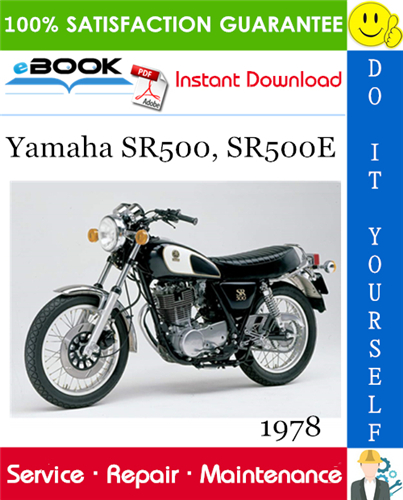 Thumbnail ☆☆ Best ☆☆ 1978 Yamaha SR500, SR500E Motorcycle Service Repair Manual