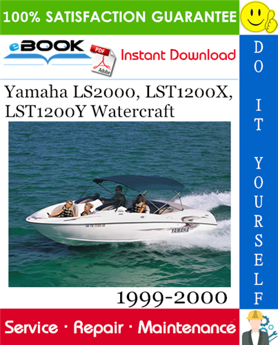 Thumbnail ☆☆ Best ☆☆ Yamaha LS2000, LST1200X, LST1200Y Watercraft Service Repair Manual 1999-2000 Download