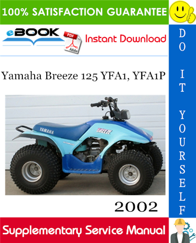 Thumbnail ☆☆ Best ☆☆ 2002 Yamaha Breeze 125 YFA1, YFA1P ATV Supplementary Service Manual