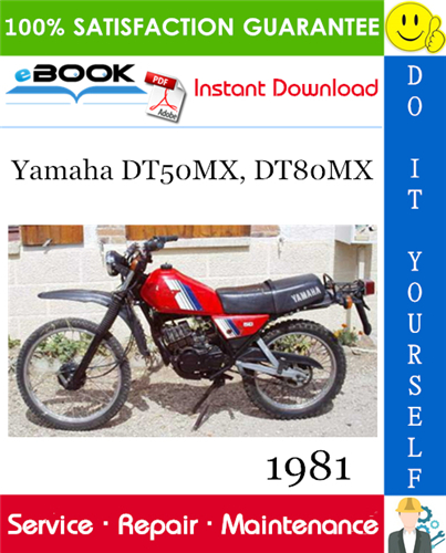 Thumbnail ☆☆ Best ☆☆ 1981 Yamaha DT50MX, DT80MX Motorcycle Service Repair Manual 