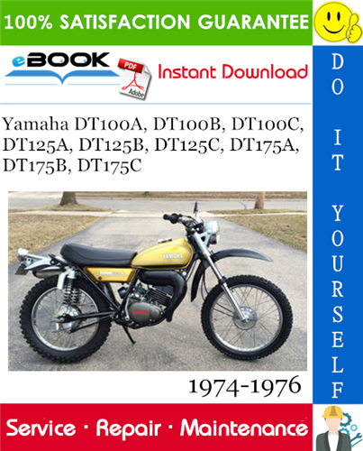 Thumbnail ☆☆ Best ☆☆ Yamaha DT100A, DT100B, DT100C, DT125A, DT125B, DT125C, DT175A, DT175B, DT175C Motorcycle Service Repair Manual 1974-1976 Download Thumbnail ☆☆ Best ☆☆ Yamaha DT100A, DT100B, DT100C, DT125A, DT125B, DT125C, DT175A, DT175B, DT175C Motorcycle Service Repair Manual 1974-1976 Download