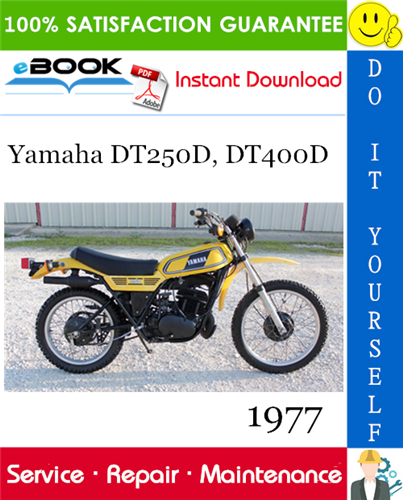Thumbnail ☆☆ Best ☆☆ 1977 Yamaha DT250D, DT400D Motorcycle Service Repair Manual 
