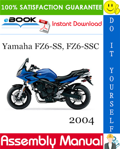 Thumbnail ☆☆ Best ☆☆ 2004 Yamaha FZ6-SS, FZ6-SSC Motorcycle Assembly Manual