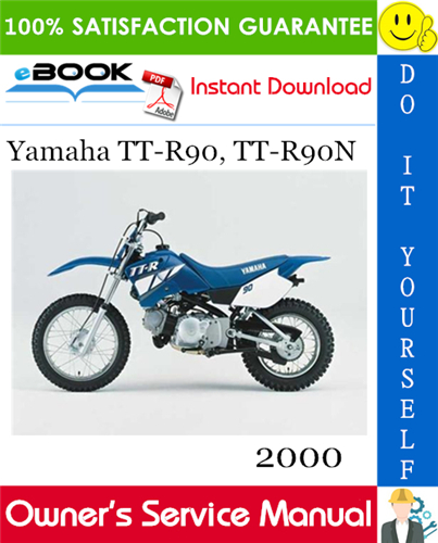 Thumbnail ☆☆ Best ☆☆ 2000 Yamaha TT-R90, TT-R90N Motorcycle Owners Service Manual Thumbnail ☆☆ Best ☆☆ 2000 Yamaha TT-R90, TT-R90N Motorcycle Owners Service Manual