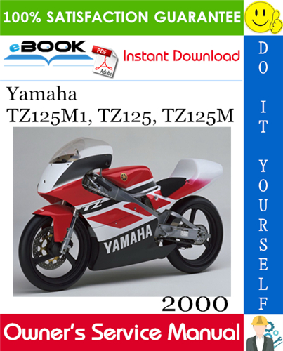 Thumbnail ☆☆ Best ☆☆ 2000 Yamaha TZ125M1, TZ125, TZ125M Motorcycle Owners Service Manual