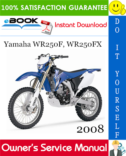 Thumbnail ☆☆ Best ☆☆ 2008 Yamaha WR250F, WR250FX Motorcycle Owners Service Manual Thumbnail ☆☆ Best ☆☆ 2008 Yamaha WR250F, WR250FX Motorcycle Owners Service Manual