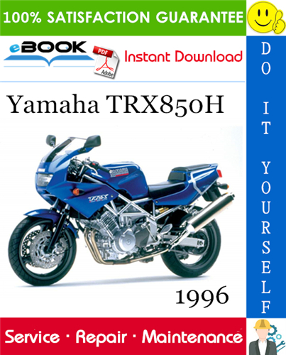 Thumbnail ☆☆ Best ☆☆ 1996 Yamaha TRX850H Motorcycle Service Repair Manual 