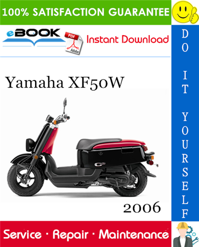 Thumbnail ☆☆ Best ☆☆ 2006 Yamaha XF50W Scooter Service Repair Manual 