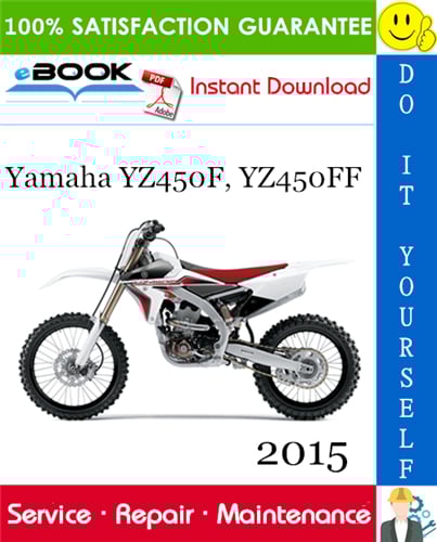 Thumbnail ☆☆ Best ☆☆ 2015 Yamaha YZ450F, YZ450FF Motorcycle Service Repair Manual