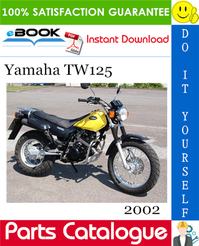 Thumbnail ☆☆ Best ☆☆ 2002 Yamaha TW125 Motorcycle Parts Catalogue Manual