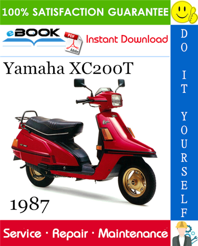 Thumbnail ☆☆ Best ☆☆ 1987 Yamaha XC200T Scooter Service Repair Manual 