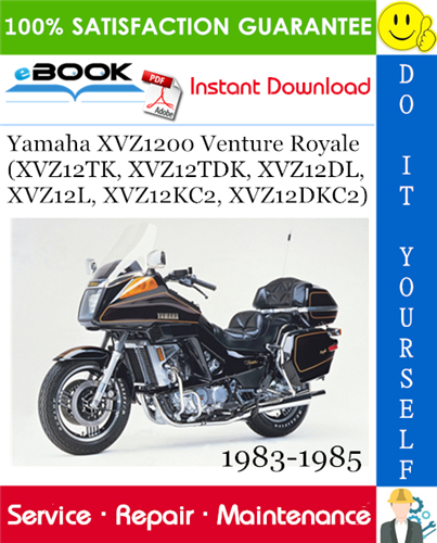 Thumbnail ☆☆ Best ☆☆ Yamaha XVZ1200 Venture Royale (XVZ12TK, XVZ12TDK, XVZ12DL, XVZ12L, XVZ12KC2, XVZ12DKC2) Motorcycle Service Repair Manual 1983-1985 Download