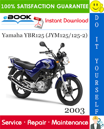 Thumbnail ☆☆ Best ☆☆ 2003 Yamaha YBR125 (JYM125/125-2) Motorcycle Service Repair Manual 
