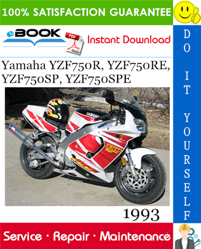 Thumbnail ☆☆ Best ☆☆ 1993 Yamaha YZF750R, YZF750RE, YZF750SP, YZF750SPE Motorcycle Service Repair Manual 