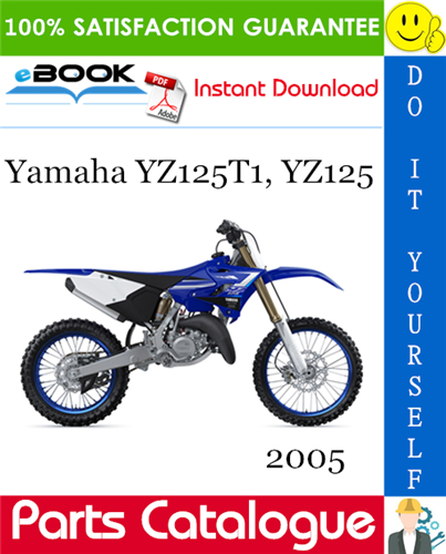 Thumbnail ☆☆ Best ☆☆ 2005 Yamaha YZ125T1, YZ125 Motorcycle Parts Catalogue Manual
