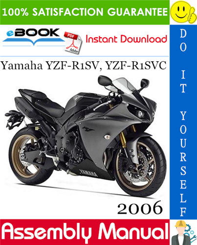 Thumbnail ☆☆ Best ☆☆ 2006 Yamaha YZF-R1SV, YZF-R1SVC Motorcycle Assembly Manual Thumbnail ☆☆ Best ☆☆ 2006 Yamaha YZF-R1SV, YZF-R1SVC Motorcycle Assembly Manual