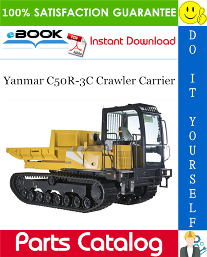 Thumbnail ☆☆ Best ☆☆ Yanmar C50R-3C Crawler Carrier Parts Catalog Manual (for U.S.A.)