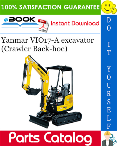 Thumbnail ☆☆ Best ☆☆ Yanmar VIO17-A excavator (Crawler Back-hoe) Parts Catalog Manual (for U.S.A.)