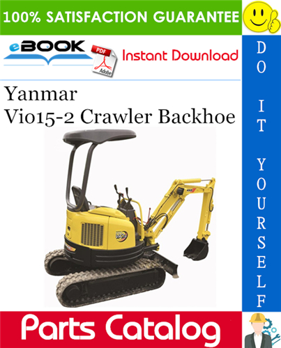 Thumbnail ☆☆ Best ☆☆ Yanmar Vio15-2 Crawler Backhoe Parts Catalog Manual (for U.S.A., Australia)