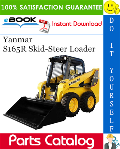 Thumbnail ☆☆ Best ☆☆ Yanmar S165R Skid-Steer Loader Parts Catalog Manual