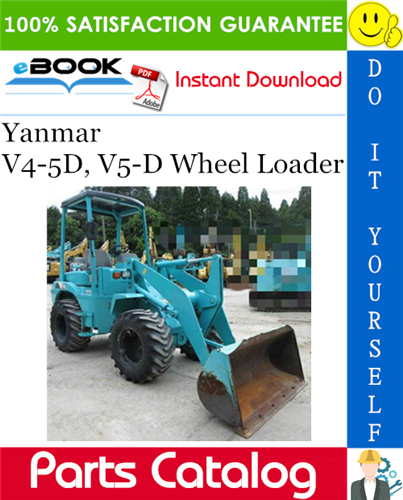 Thumbnail ☆☆ Best ☆☆ Yanmar V4-5D, V5-D Wheel Loader Parts Catalog Manual (for Japan)