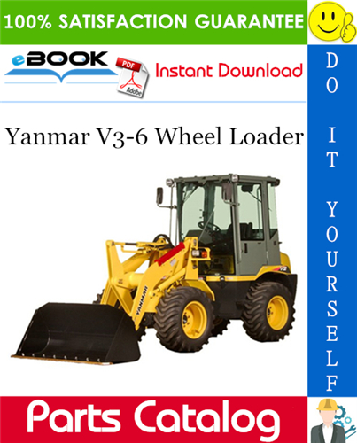 Thumbnail ☆☆ Best ☆☆ Yanmar V3-6 Wheel Loader Parts Catalog Manual (for U.S.A., Australia, New Zealand)